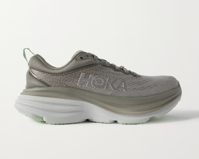 雙11優惠|HOKA ONE ONE Bondi 8 rubber-trimmed mesh sneakers