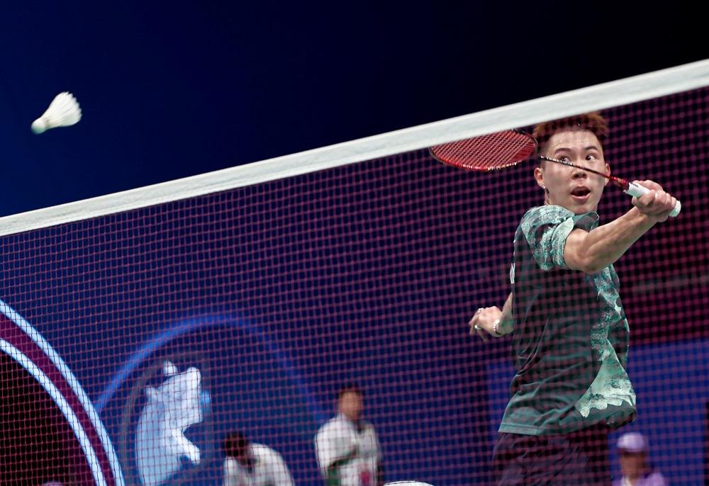 香港羽毛球代表李卓耀。(新華社)