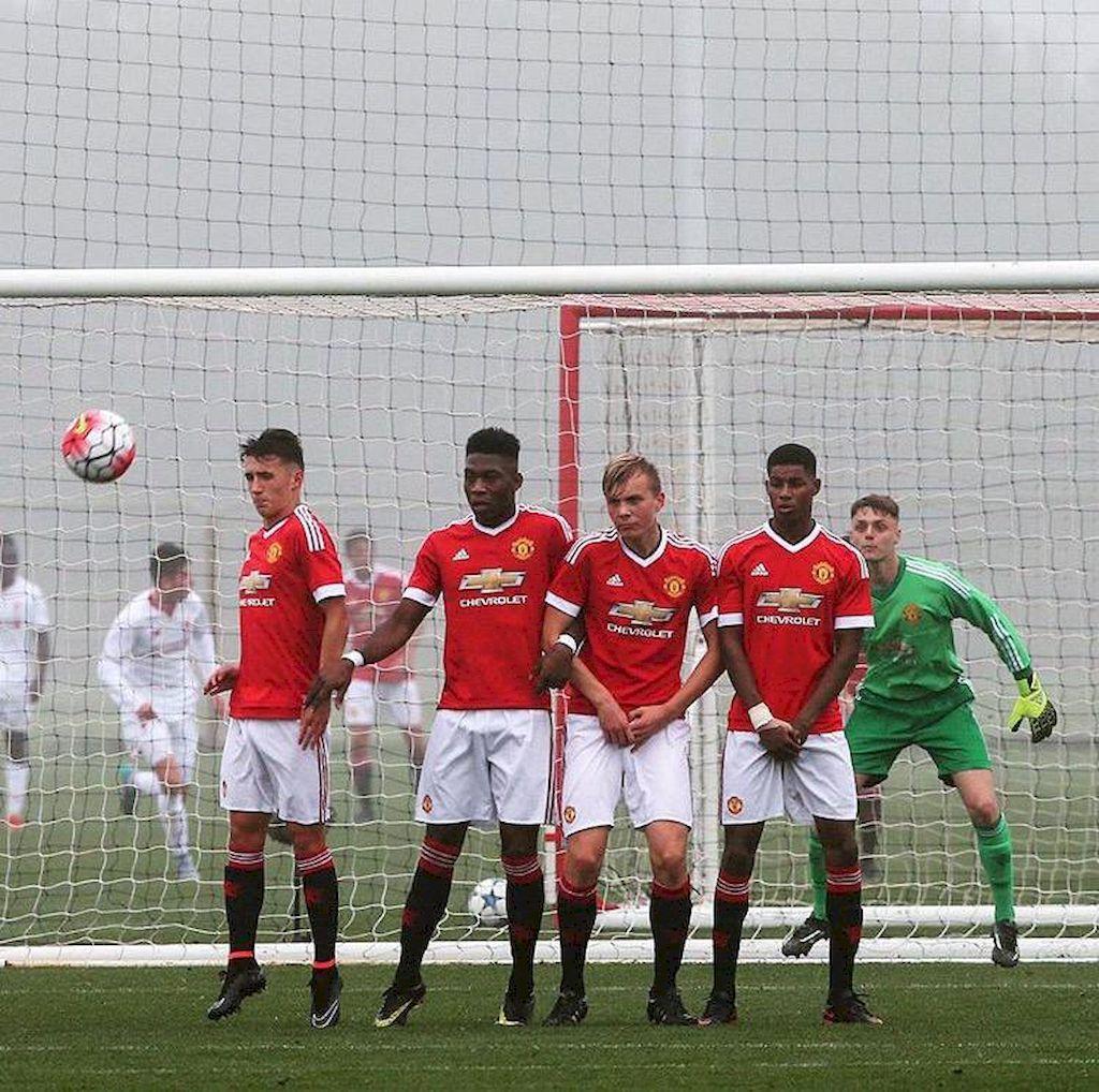 查理史葛曾與多名現役曼聯球星成為隊友,包括拉舒福特。(資料圖片)