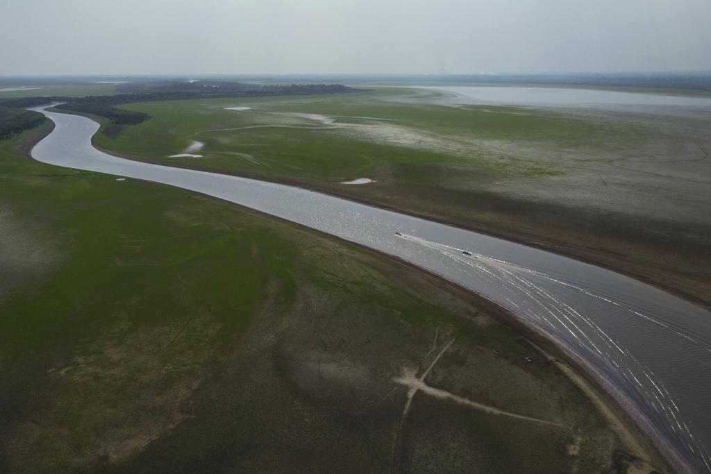 巴西亞馬遜地區正值旱季。(美聯社)