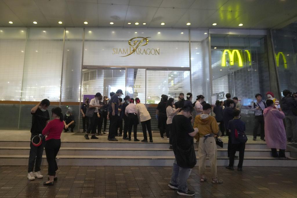 泰國曼谷商場暹羅百麗宮百貨(Siam Paragon)發生槍撃案。(美聯社)