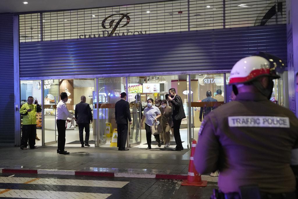 泰國曼谷商場暹羅百麗宮百貨(Siam Paragon)發生槍撃案。(美聯社)