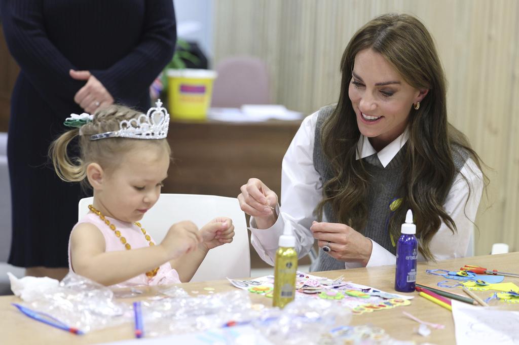英國王室|凱特出席活動。(美聯社)