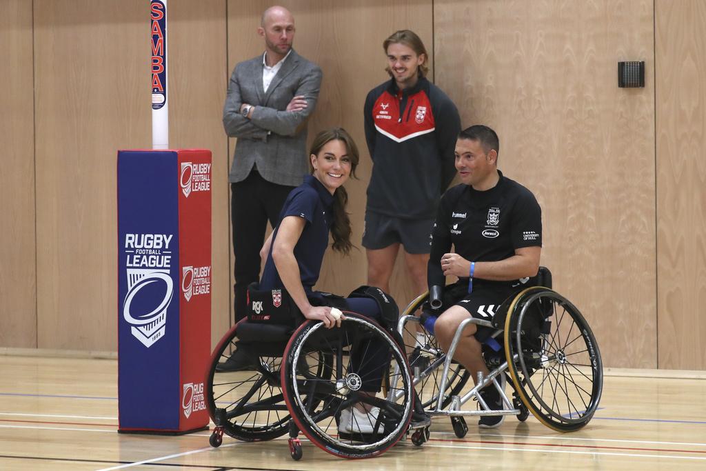 英國王室|凱特出席活動。(美聯社)