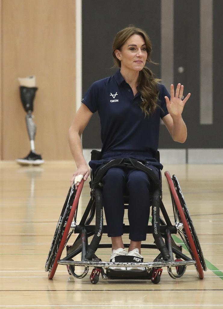 英國王室|凱特出席活動。(美聯社)