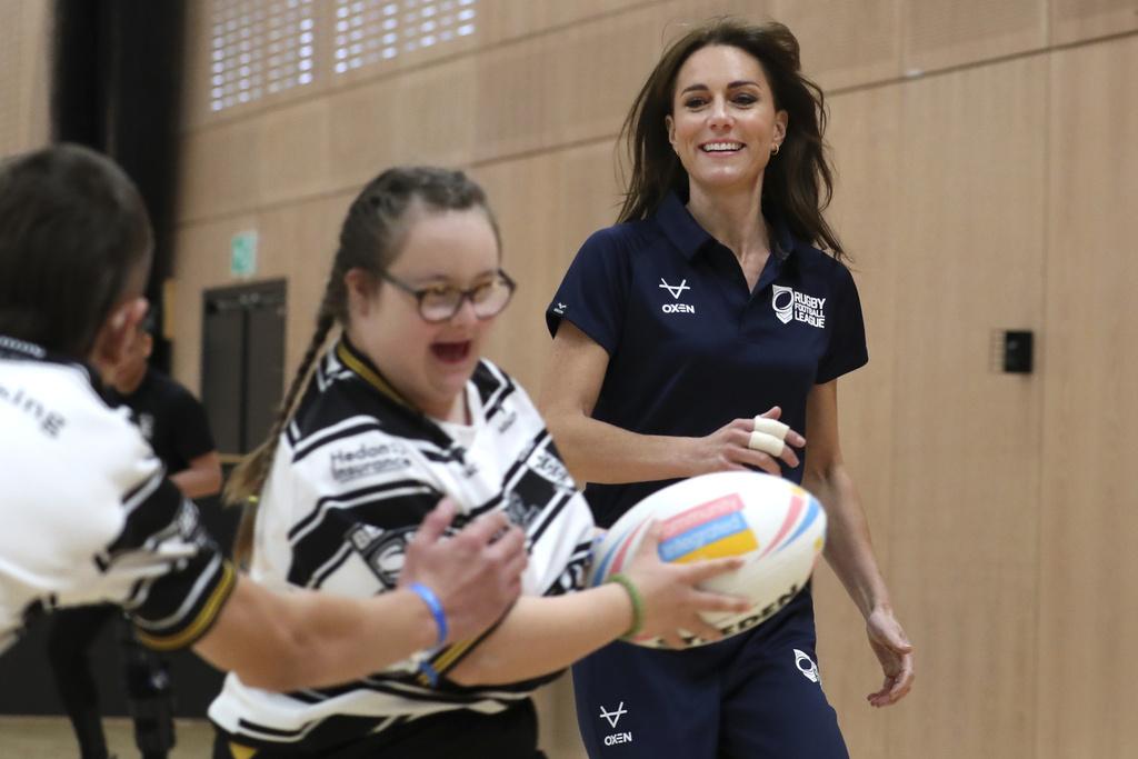 英國王室|凱特出席活動。(美聯社)