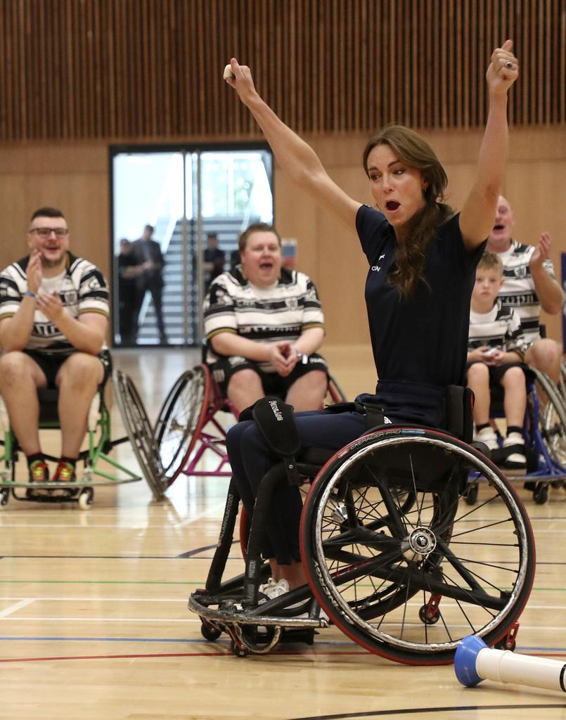 英國王室|凱特出席活動。(美聯社)