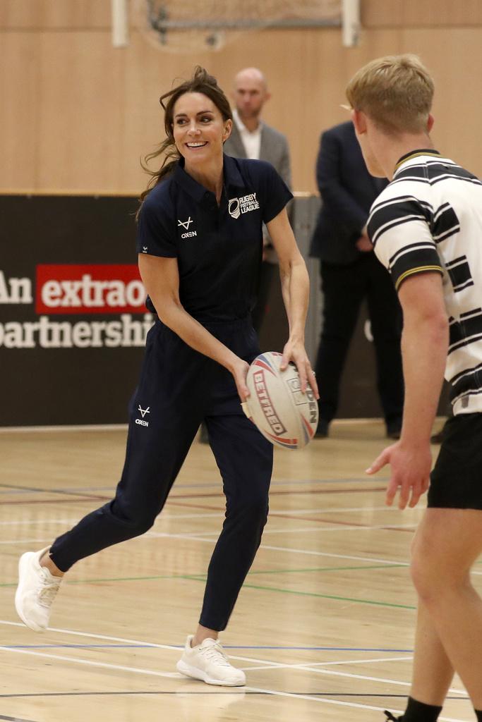 英國王室|凱特出席活動。(美聯社)