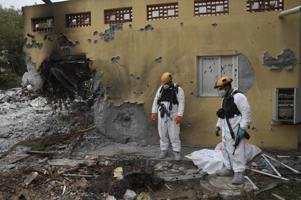 以巴衝突|貝里基布茲(Kibbutz Be'eri)受哈馬斯襲擊後淪為地獄。(互聯網、美聯社)