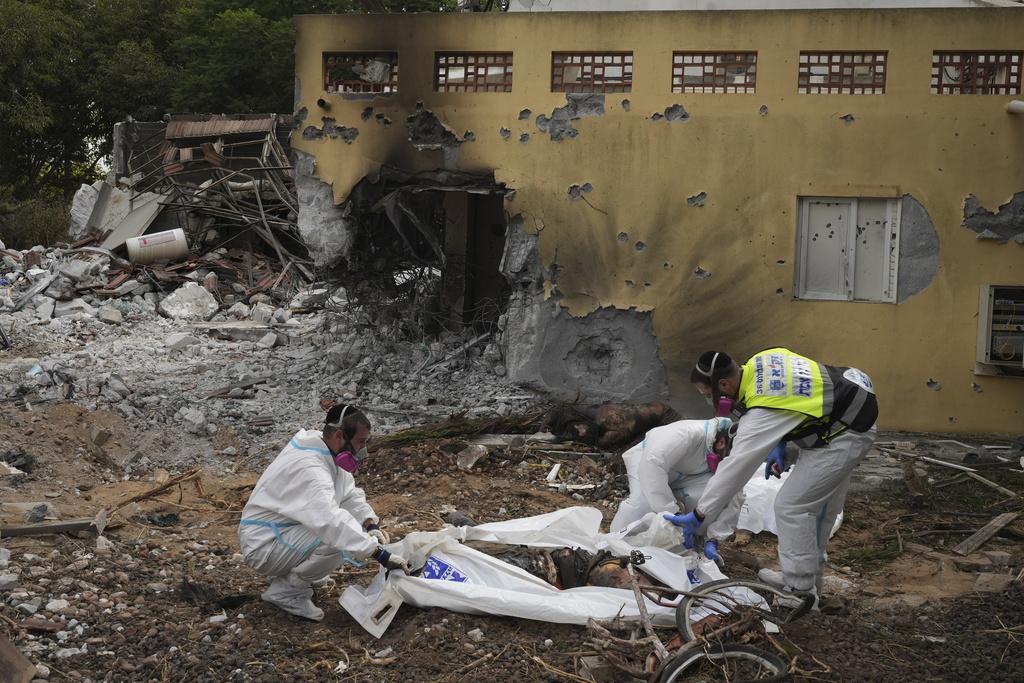 以巴衝突|貝里基布茲(Kibbutz Be'eri)受哈馬斯襲擊後淪為地獄。(互聯網、美聯社)