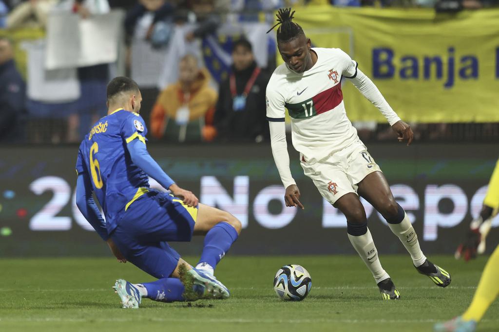 葡萄牙大勝波斯尼亞5:0。(美聯社)