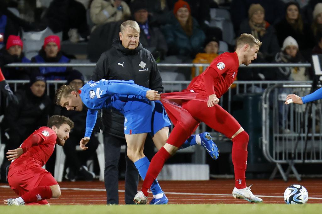 冰島4:0大勝列支敦士登。(美聯社)