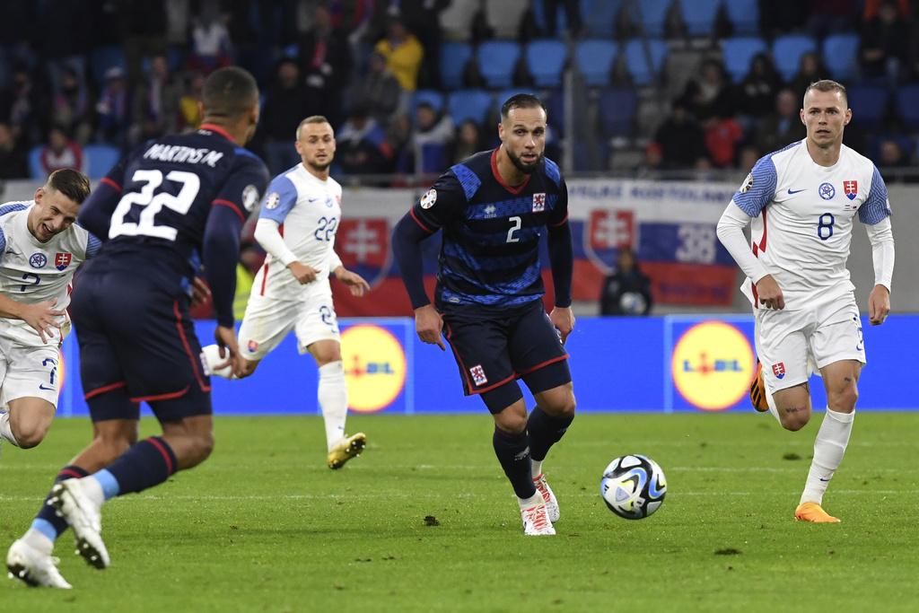 斯洛伐克作客1:0擊敗盧森堡。(美聯社)