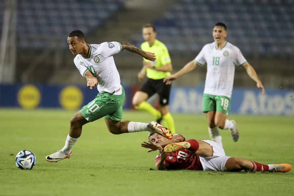 愛爾蘭作客4:0大勝直布羅陀。(美聯社)