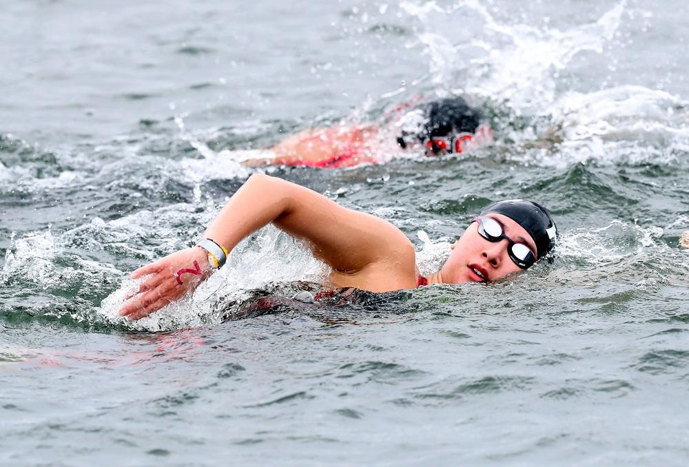 香港馬拉松游泳代表聶芷彥。(港協暨奧委會圖片)