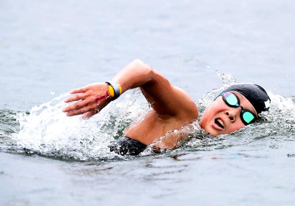 香港馬拉松游泳代表林柏彤。(港協暨奧委會圖片)