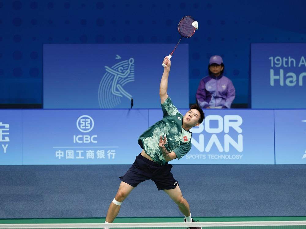 香港羽毛球代表李卓耀。(港協暨奧委會圖片)