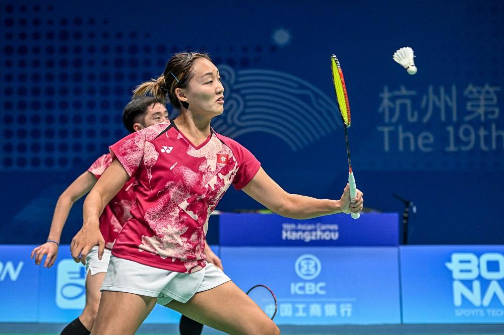 香港羽毛球代表謝影雪。(港協暨奧委會圖片)