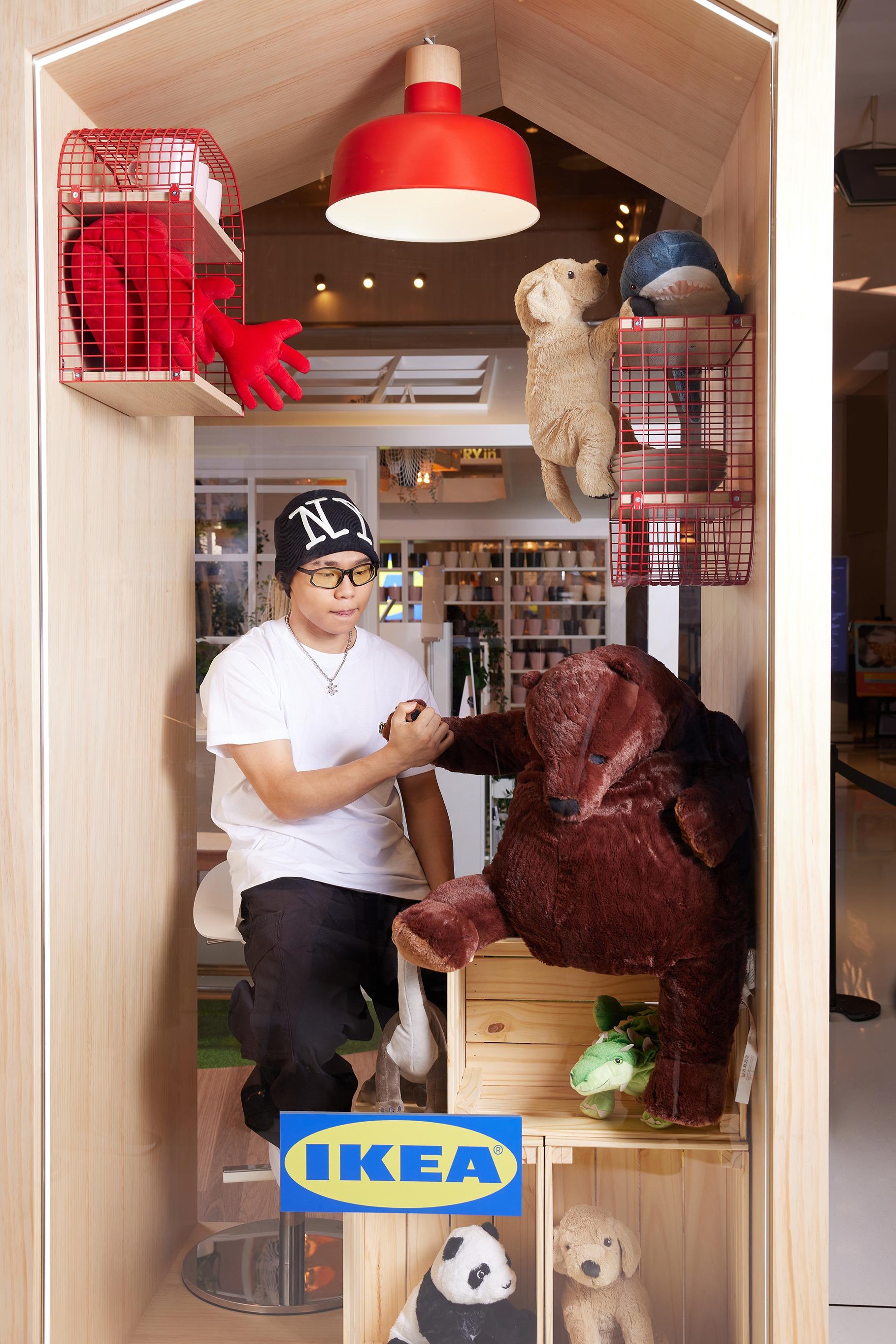 場內有多個打卡位。