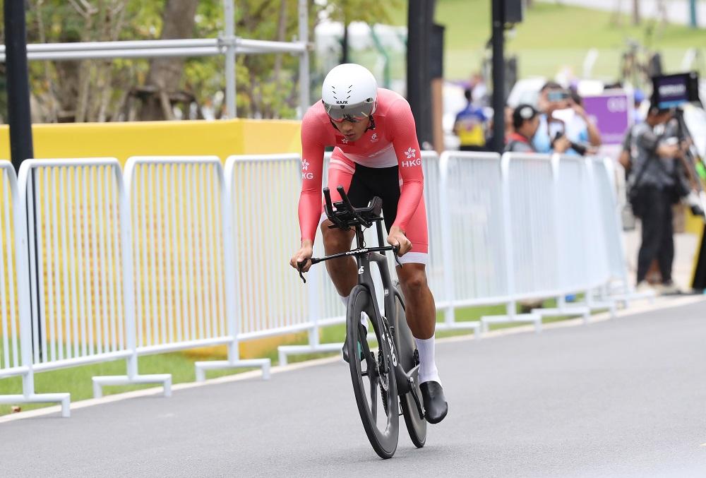 香港單車代表劉允祐。(港協暨奧委會圖片)