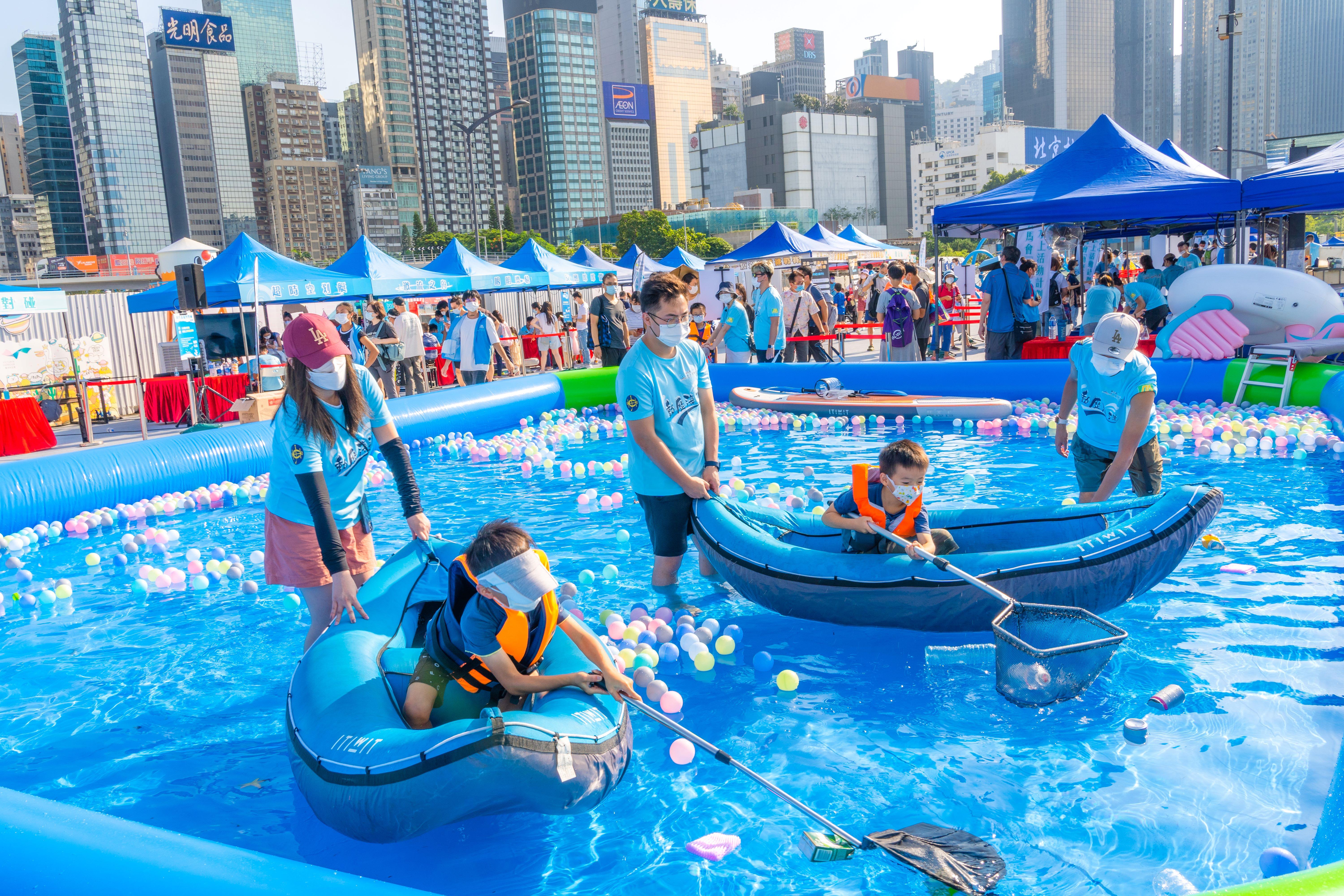 巨型大水池及打卡大水池