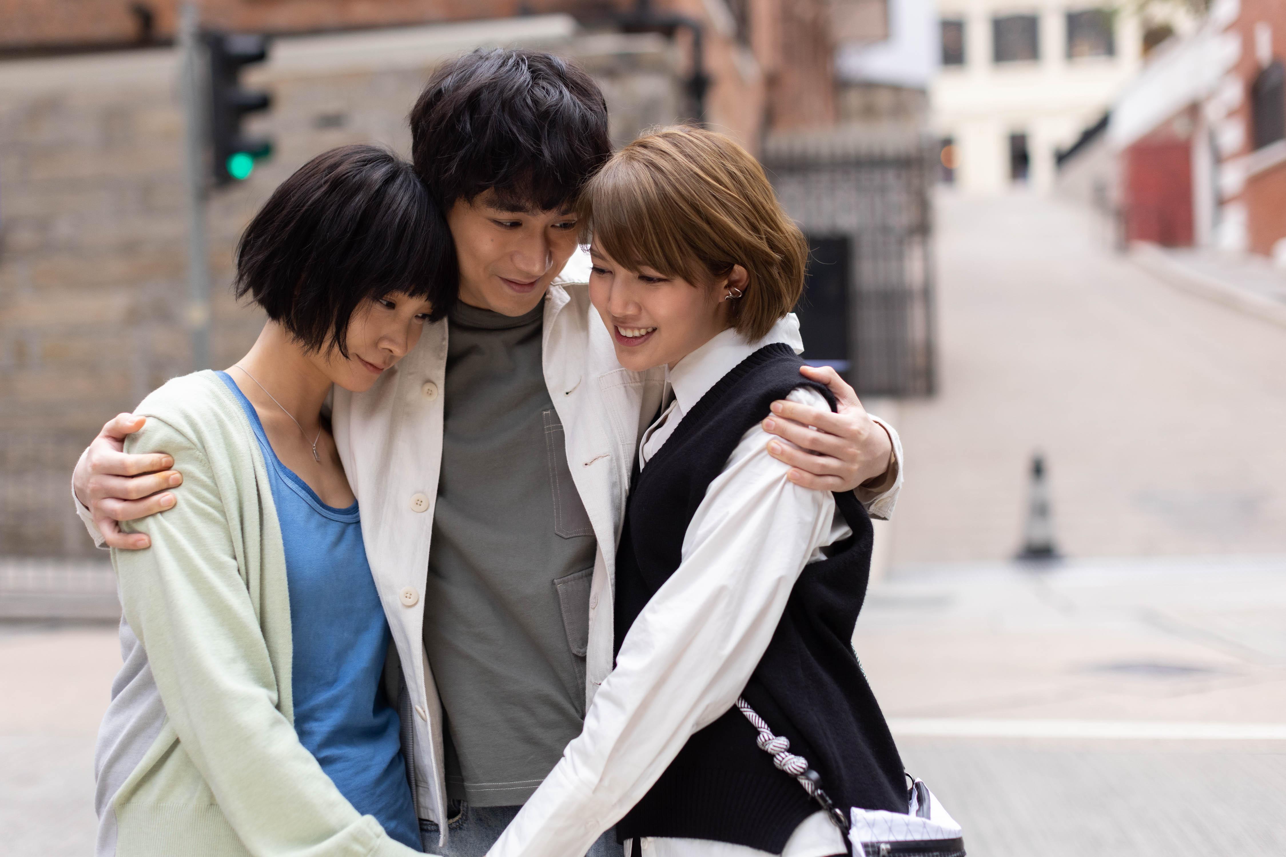 吳肇軒在劇集《Food Buddies》演的阿德,與談善言和蘇皓兒發展多元關係。(陳奕釗攝)