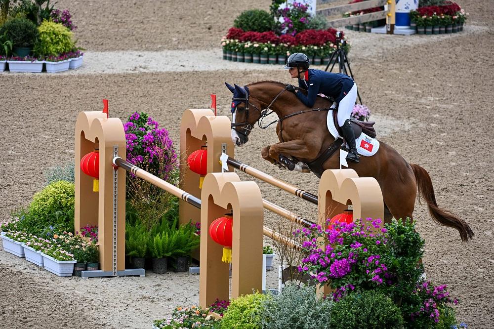 香港馬術代表黎嘉怡。(港協暨奧委會圖片)