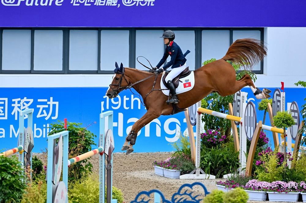 香港馬術代表賴楨敏。(港協暨奧委會圖片)
