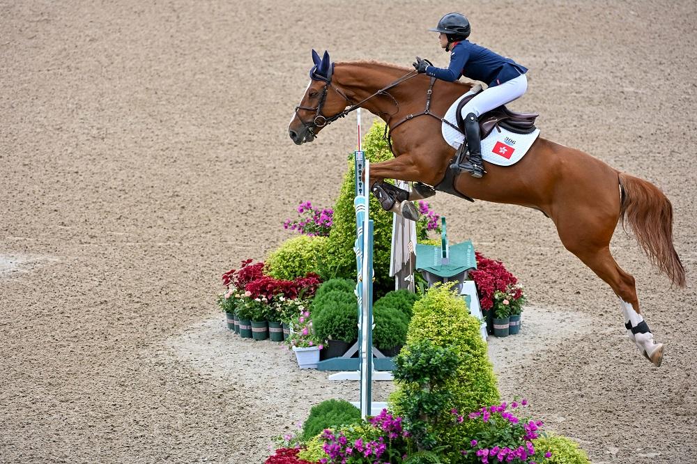 香港馬術代表賴楨敏。(港協暨奧委會圖片)