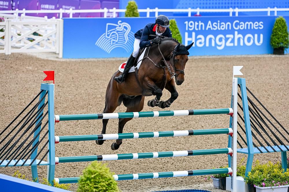 香港馬術代表林立信。(港協暨奧委會圖片)