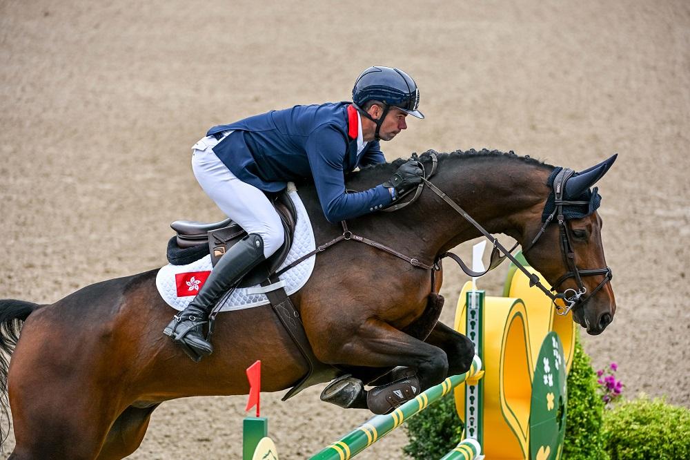 香港馬術代表林立信。(港協暨奧委會圖片)