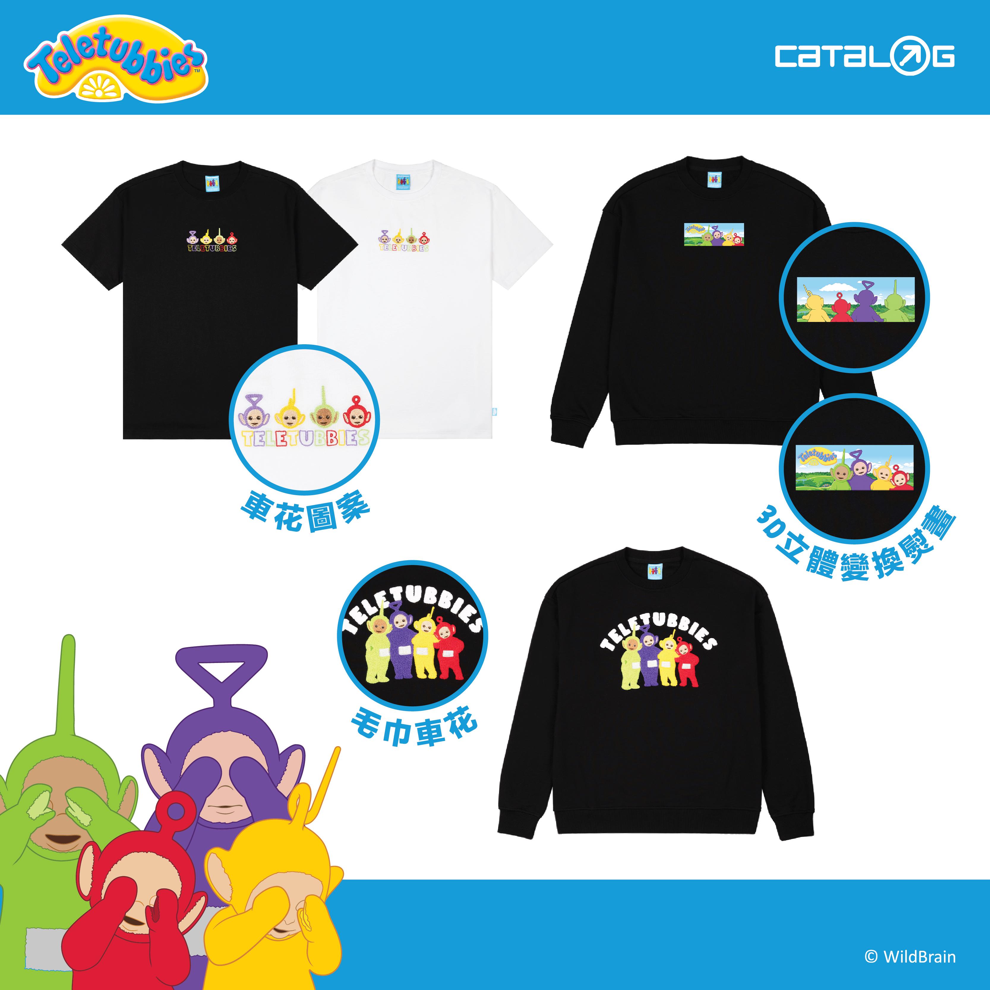 天線寶寶印花圖案 Tee 及天線寶寶印花圖案衛衣