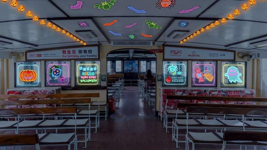 各個景點均有萬聖節裝飾。(旅發局提供)