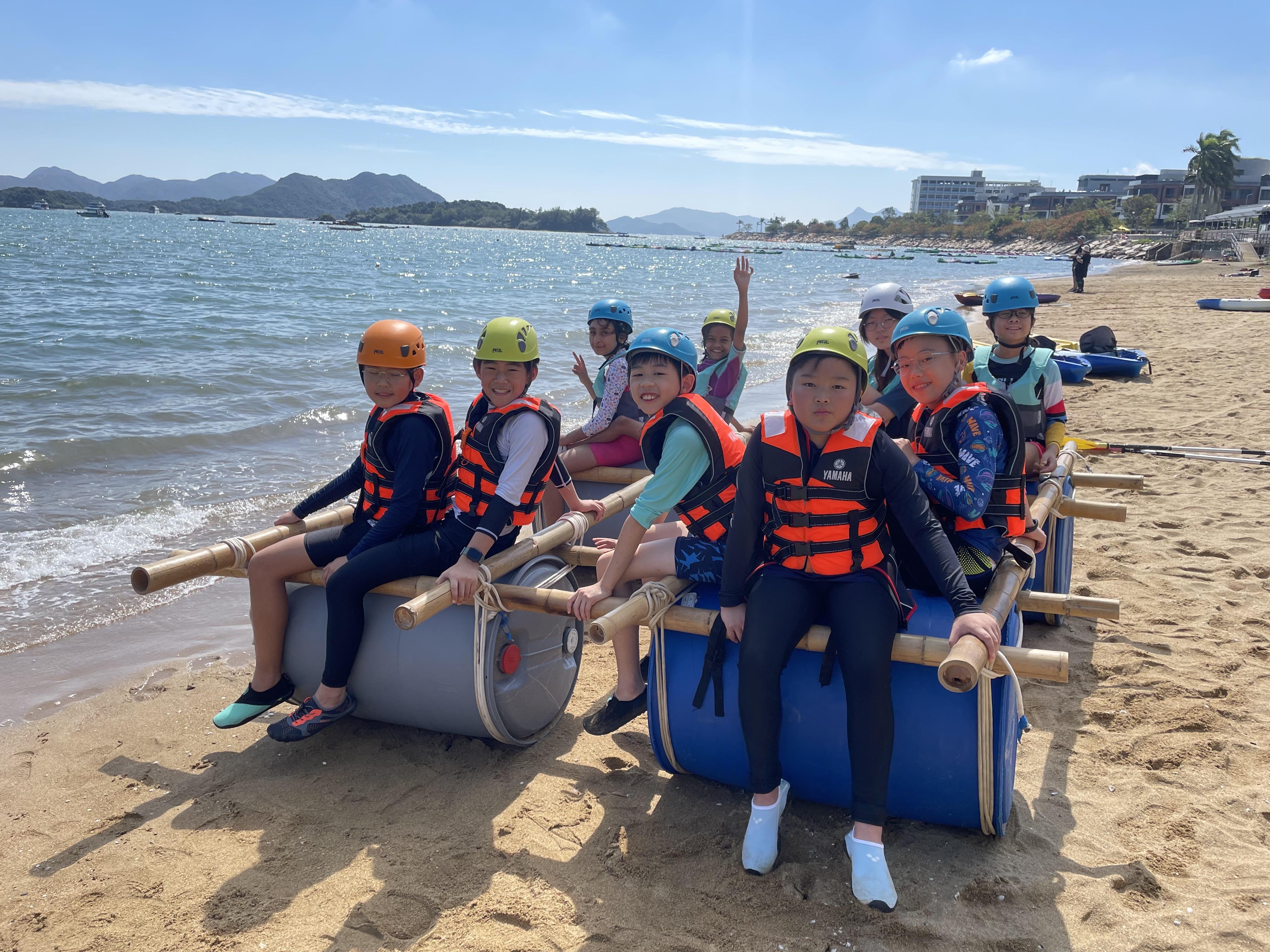 校方每年都會舉辦全方位學習活動,5、6年級學生就會參加3天2夜的宿營。