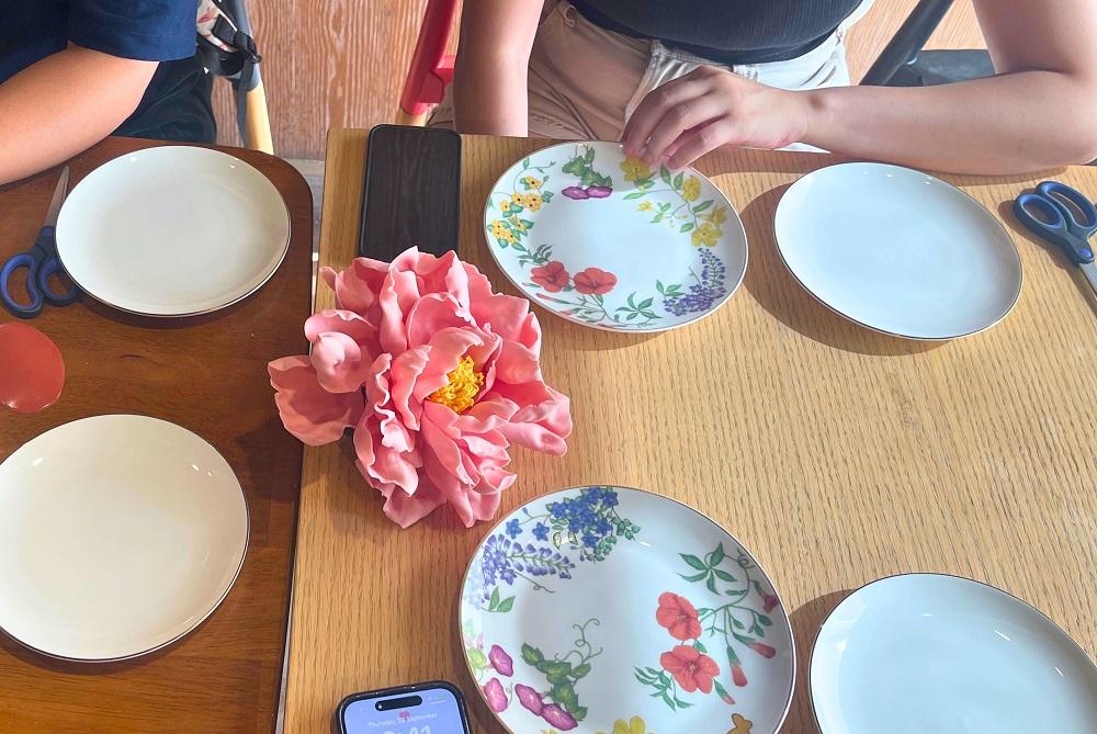「花影簾動」花卉瓷碟工作坊