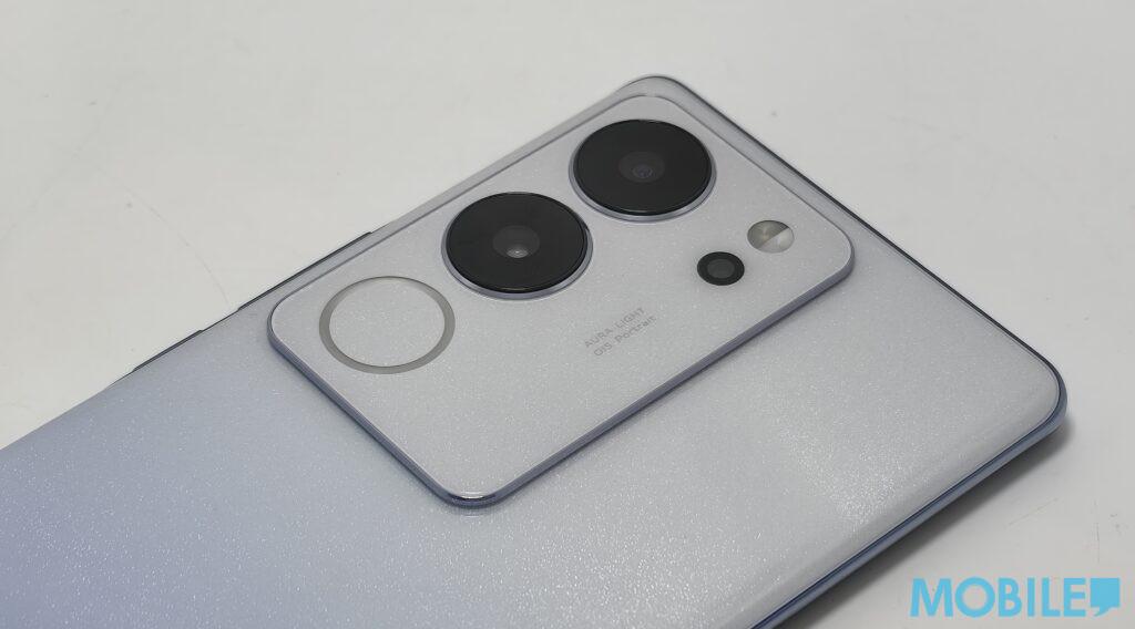 vivo V29 5G配備由800萬像1/1.56 英寸GN5 感光元件廣角鏡 + 200 萬像黑白虛化鏡頭。(Mobile Magazine圖片)