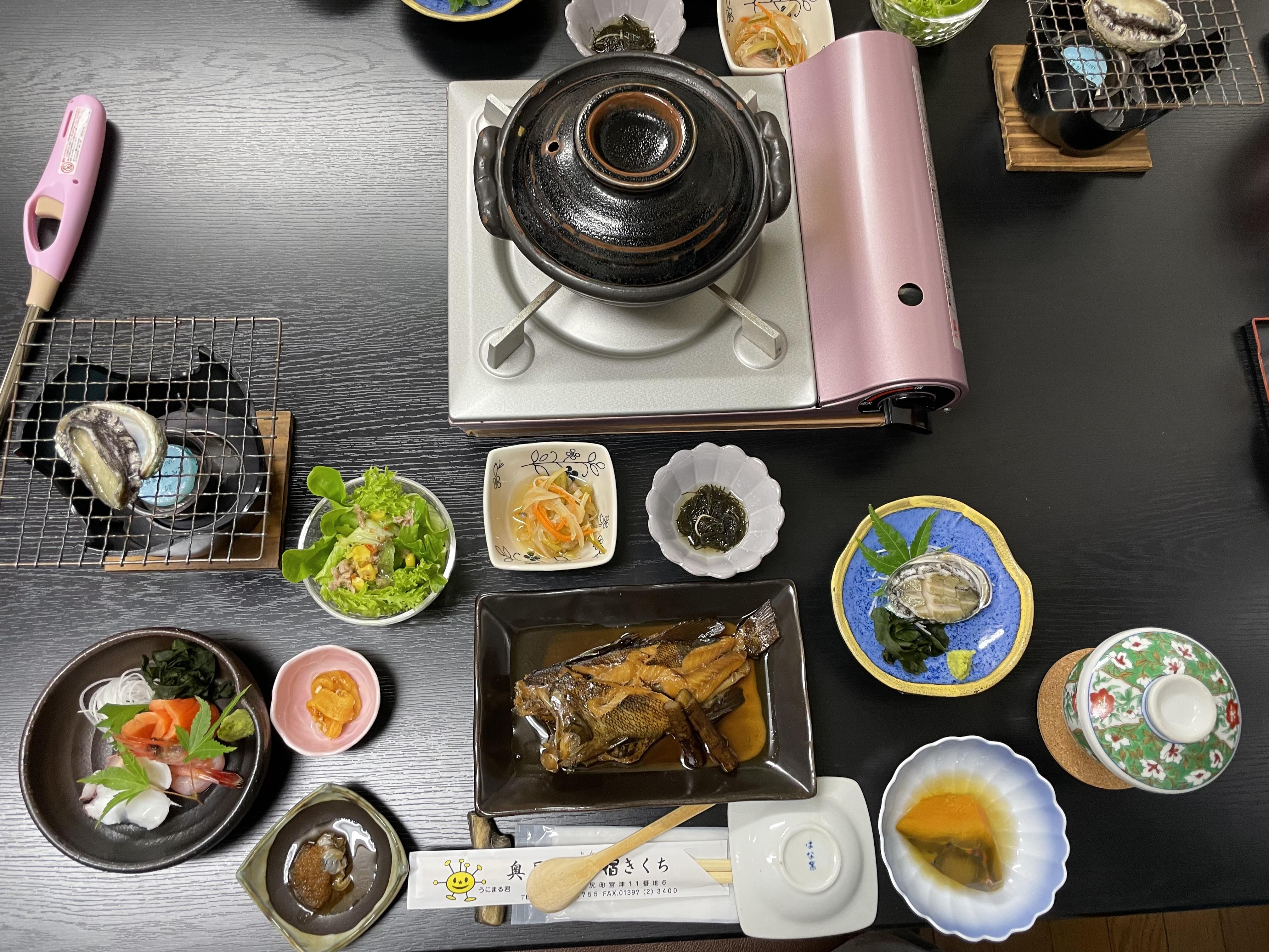 晚餐份量十足,比得上溫泉酒店!