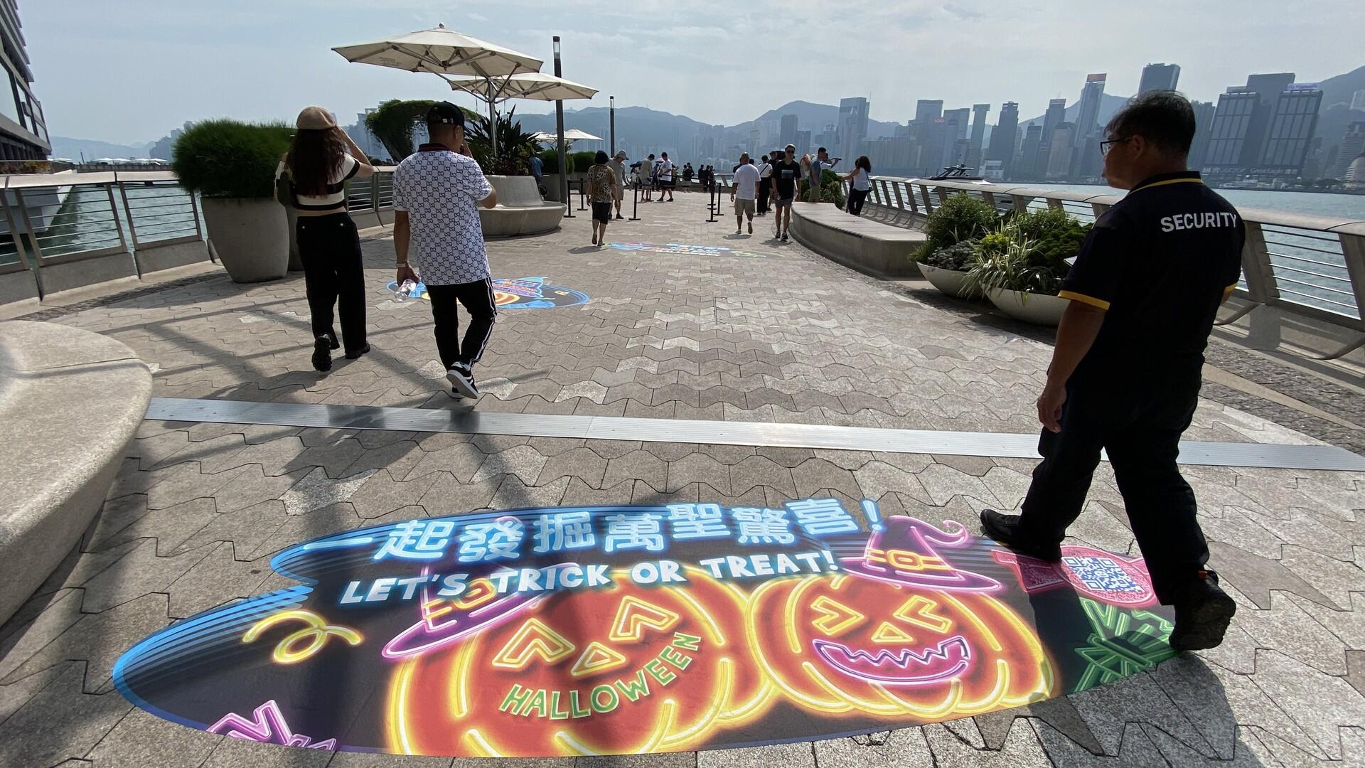 各個景點均有萬聖節裝飾。(旅發局提供)