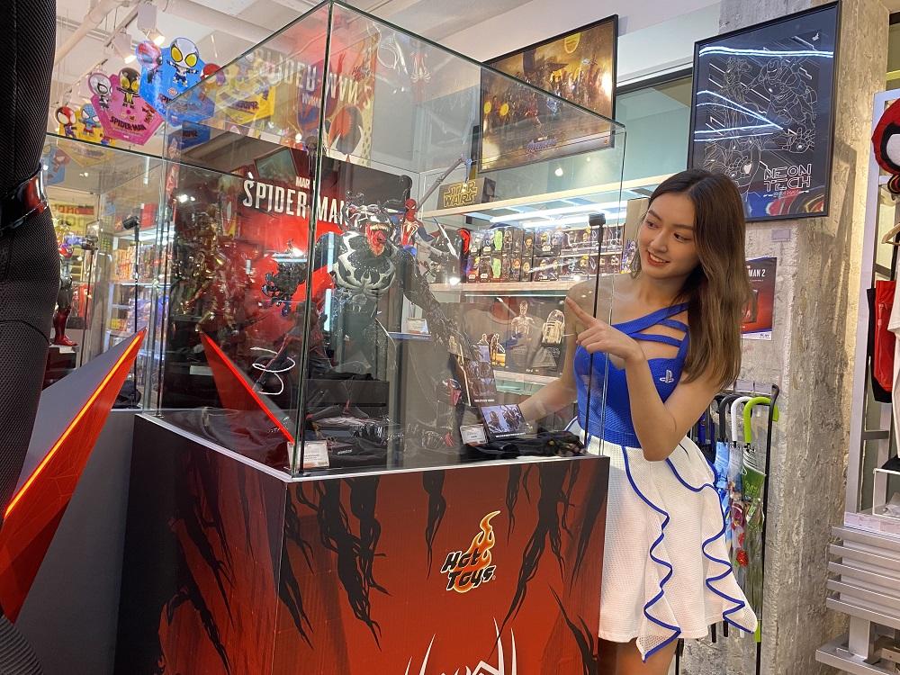 最新發佈的Venom 1:6比例珍藏人偶作全球首次展出。