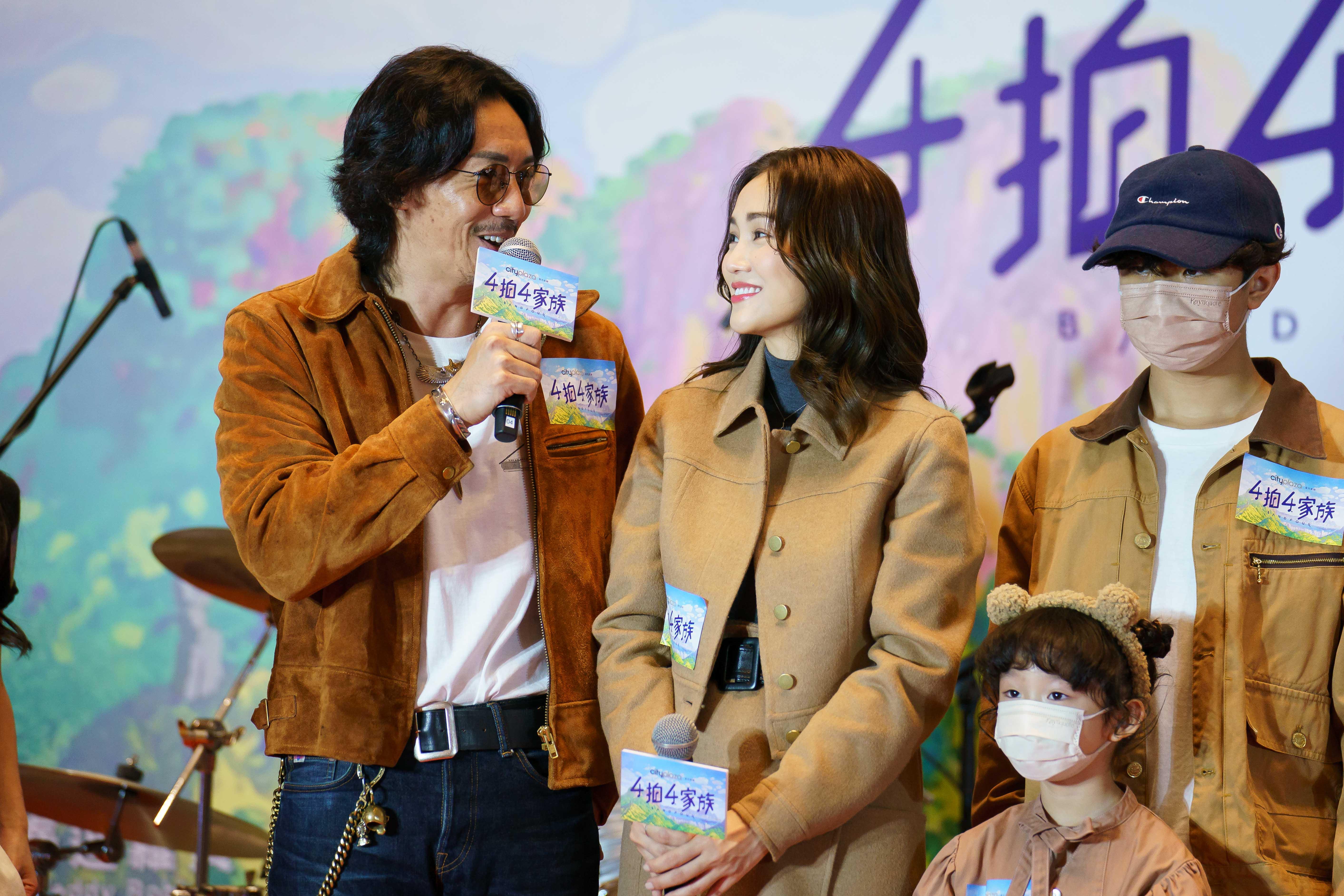 謝安琪久違大銀幕多年再度飾演女主角,丈夫張繼聰激罕帶同一對仔女公開亮相。