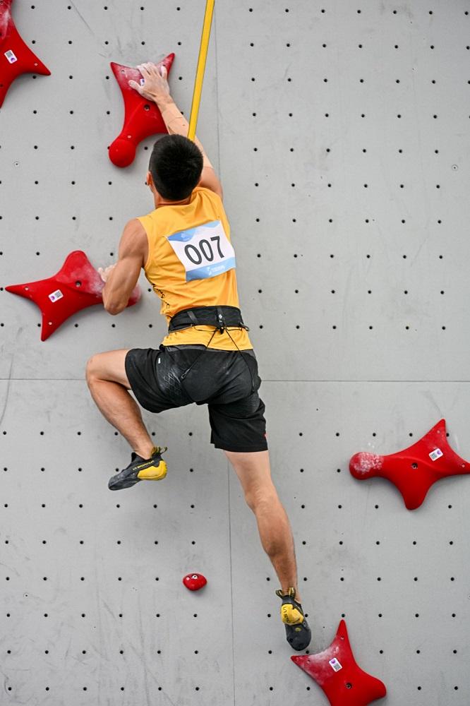 香港攀石代表陳翔志。(港協暨奧委會圖片)