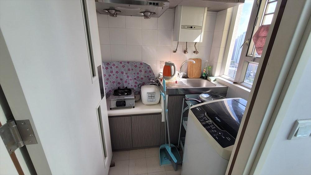 以納米單位來說,單位廚房面積不算細小,十分實用。(代理提供)