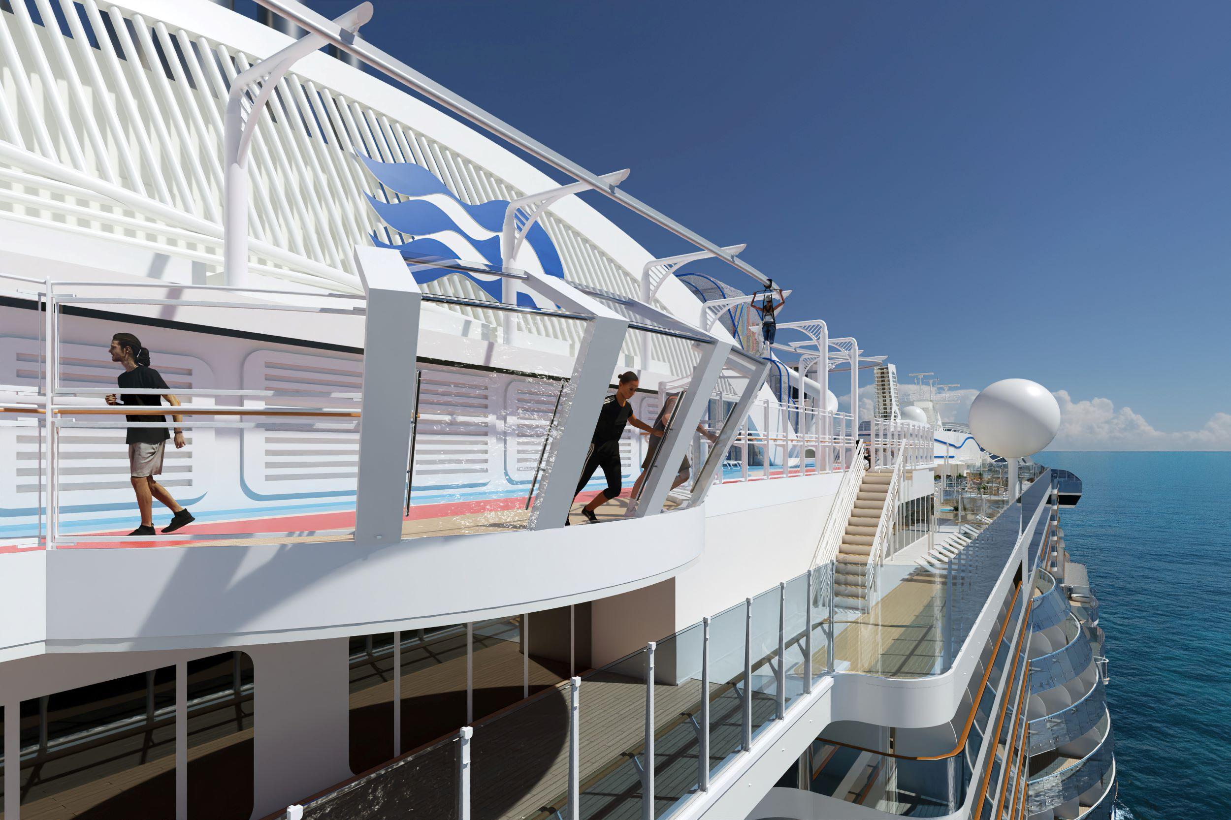 對於那些熱愛高度的人來說,千萬不容錯過微靠在無限視野展望台(Infinite Horizon Tilt Wall)上從第 19 層甲板觀賞風景。