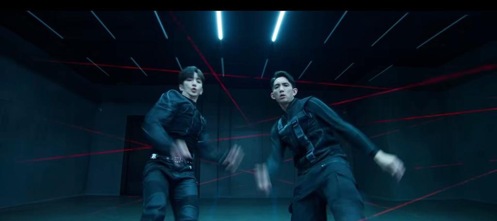 Anson Lo盧瀚霆及楊樂文(Lokman)。(《12怪盜》預告片截圖)