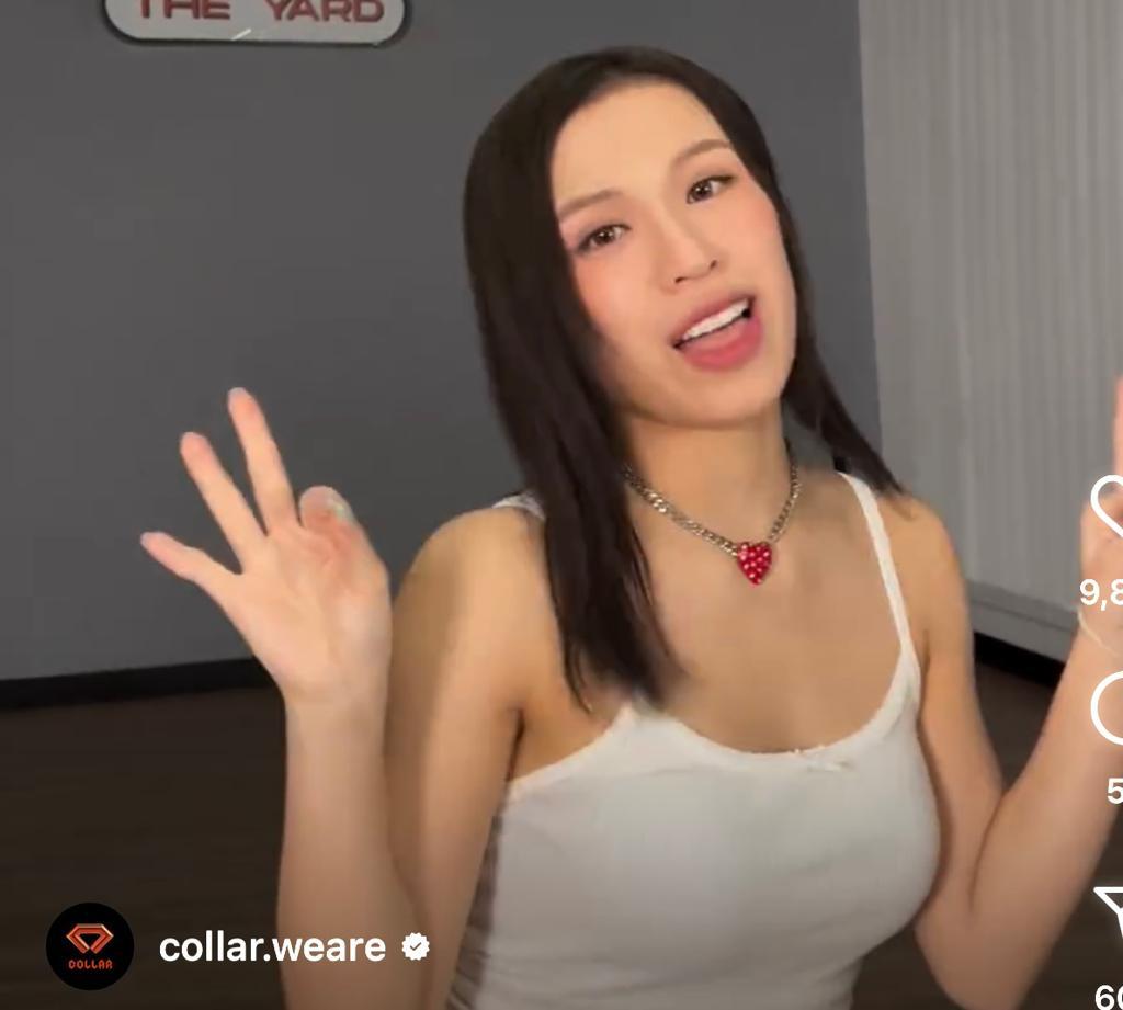 Winka@COLLAR。(《Speak Love》Dance Challenge短片截圖)