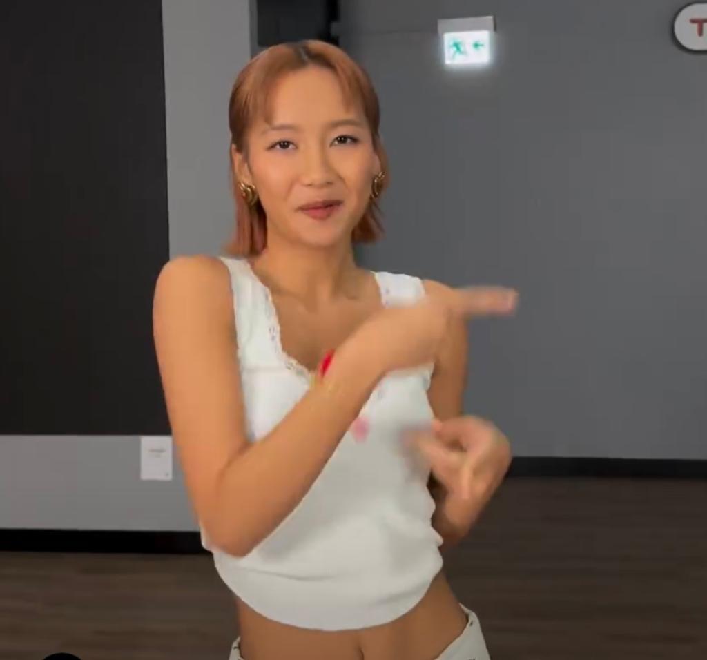 Marf@COLLAR。(《Speak Love》Dance Challenge短片截圖)