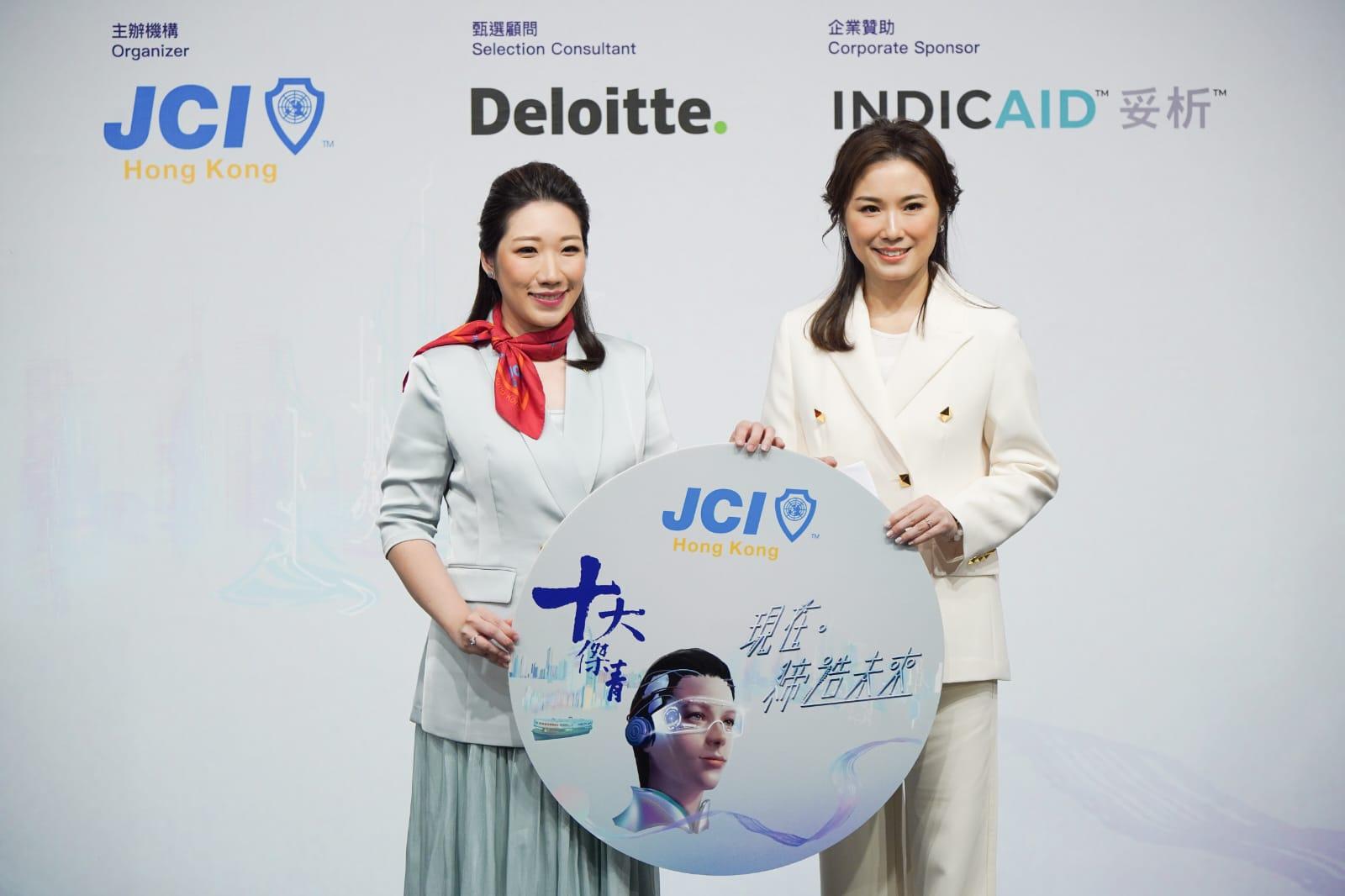 2009年香港⼩姐冠軍劉倩婷。(李睿哲攝)