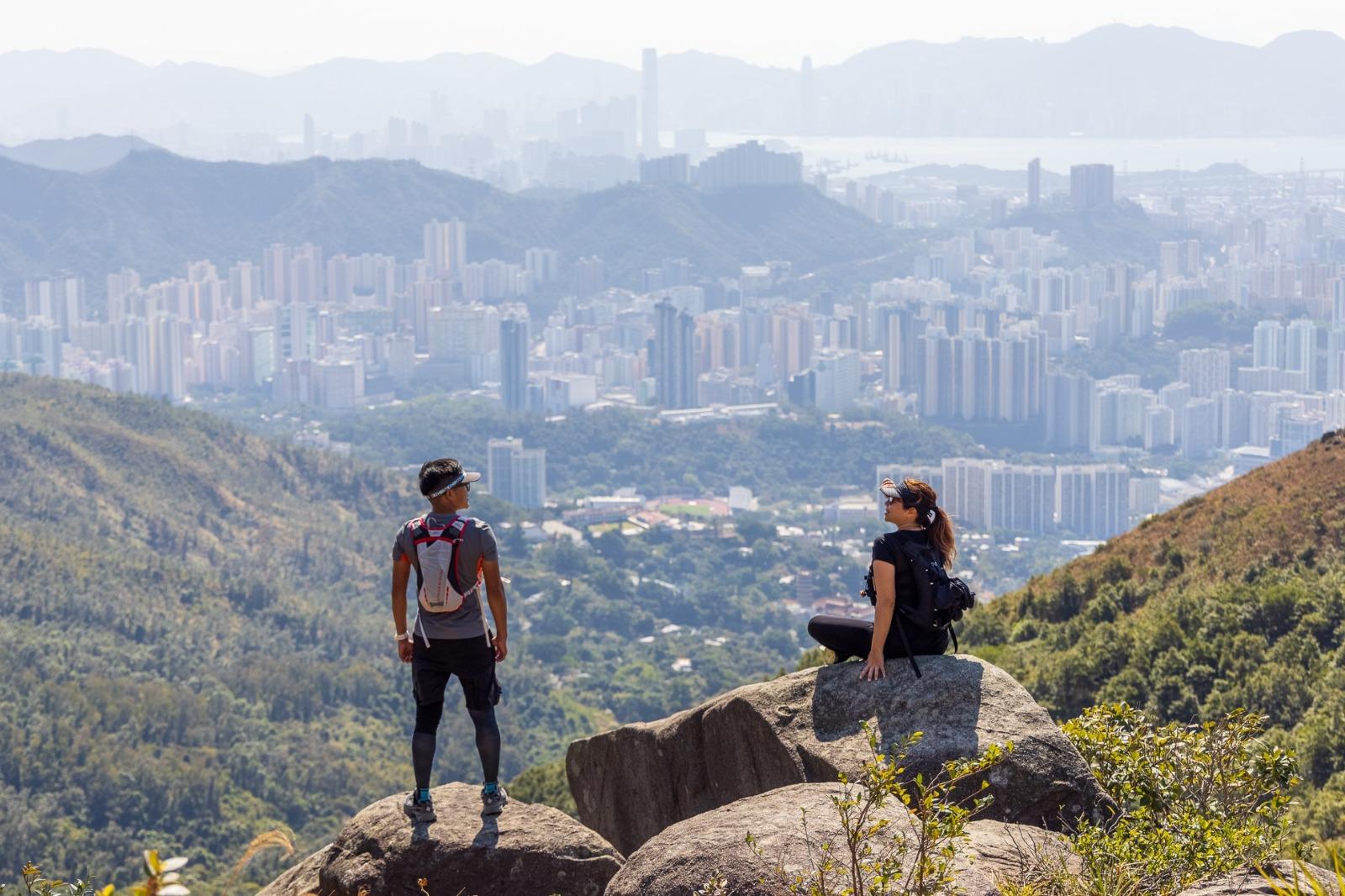 大帽山行山丨進入相思林徑更是第一個打咭靚位
