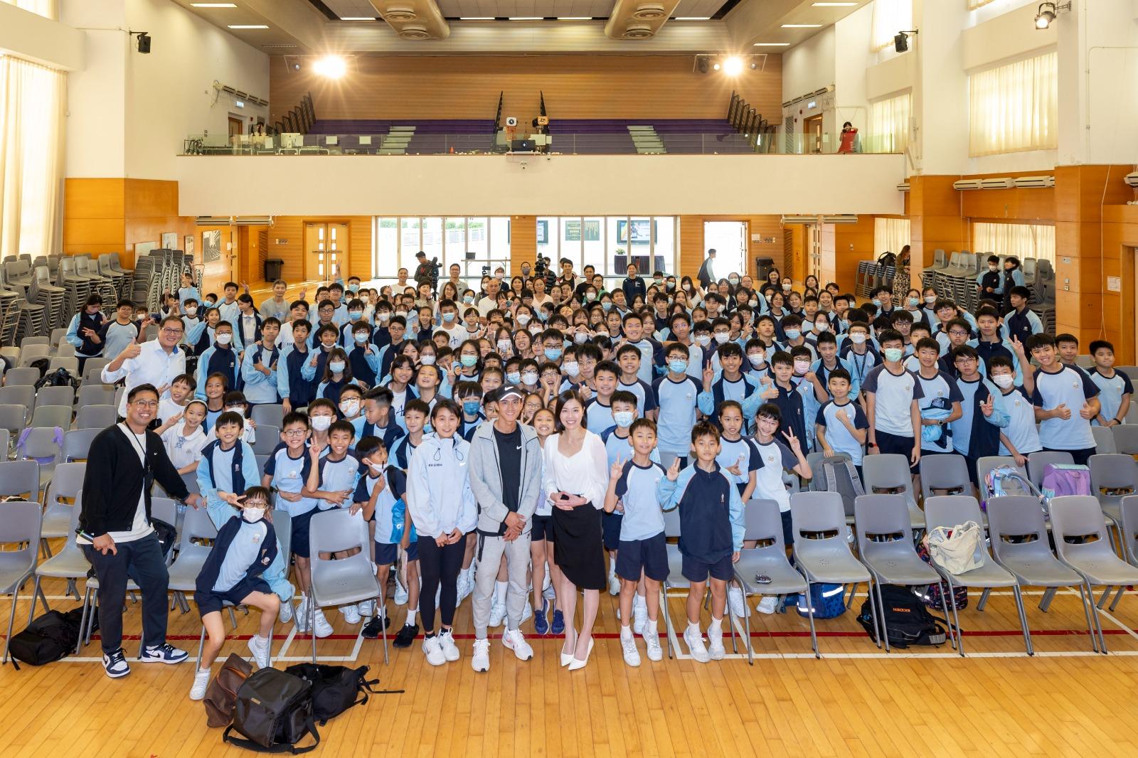 日本著名跑手大迫傑到訪香港,與王錦輝中小學交流 (Brian Ching@EKiDEN)