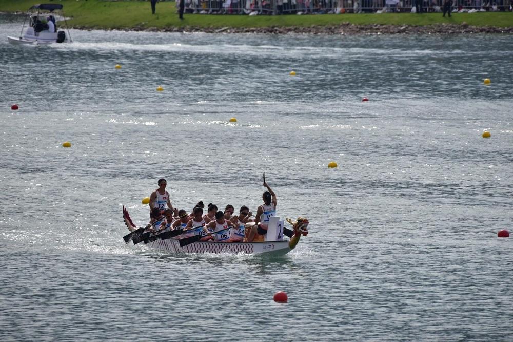 香港女子龍舟隊。(港協暨奧委會圖片)